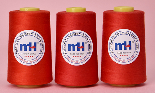 cotton covered polyester threads