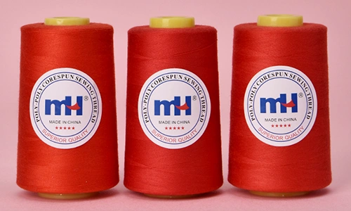 cotton covered polyester threads