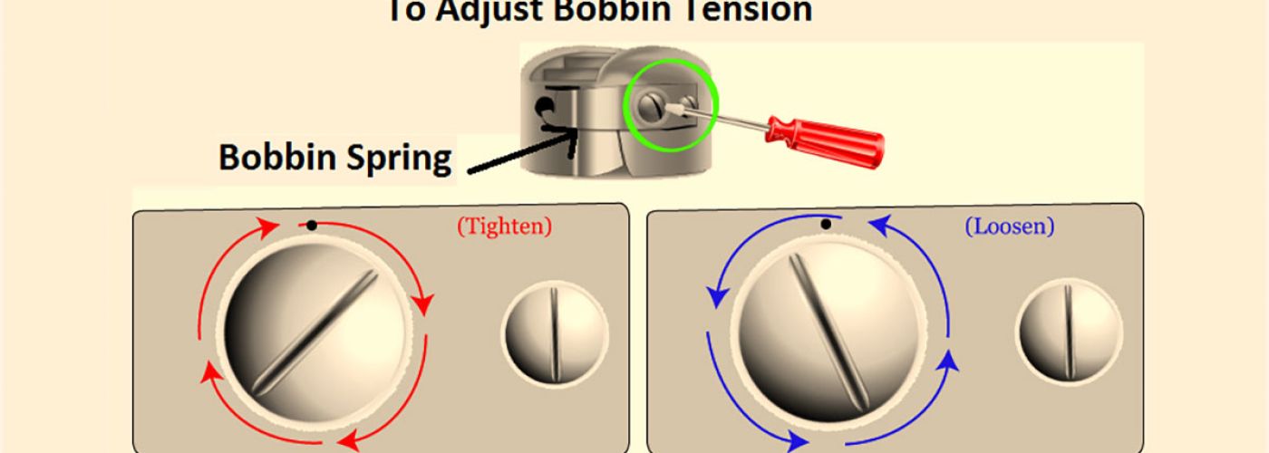 How do you fix a loose bobbin tension?