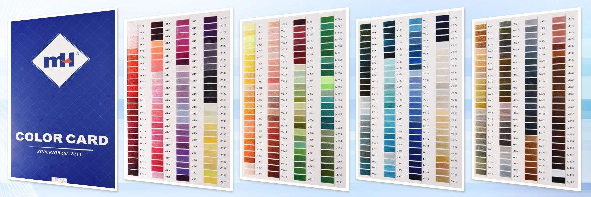 Polyester Embroidery Thread color card